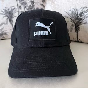 PUMA Hat Black -adjustable -excellent condition -worn twice